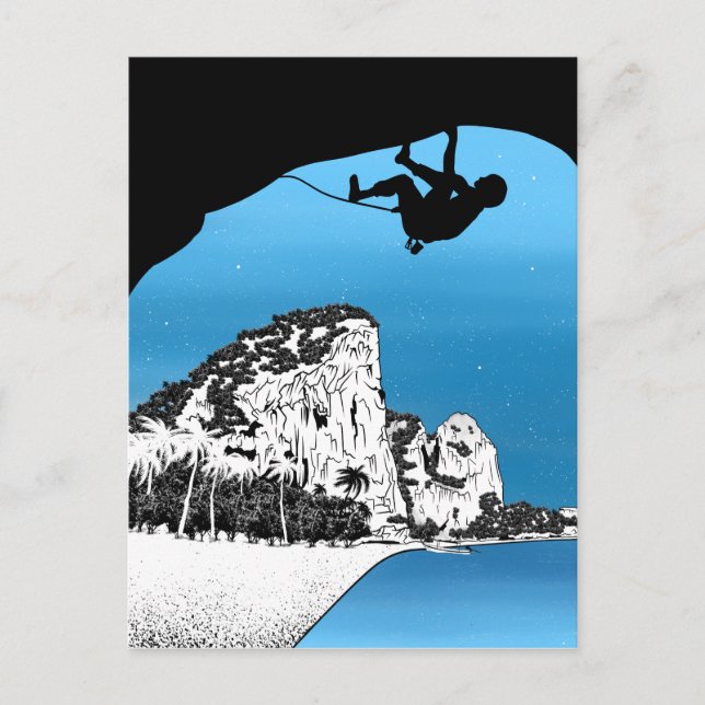 Tonsai Beach  Climbing Thailand Postcard (Front)