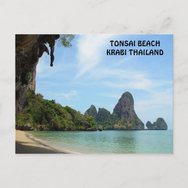 Tonsai Beach Krabi, Thailand Postcard (Front)