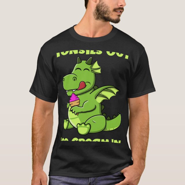 Tonsils Out Tonsillectomy Recovery Tonsils Removal T-Shirt (Front)