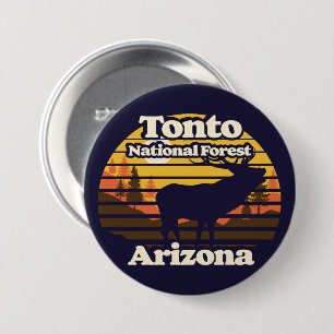Tonto National Forest Arizona 7.5 Cm Round Badge
