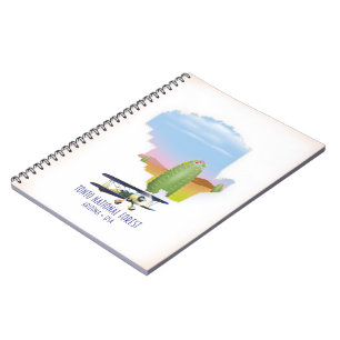 Tonto national forest Arizona USA map Notebook