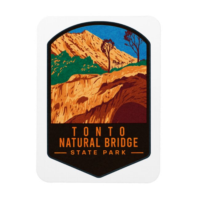 Tonto Natural Bridge State Park Magnet (Vertical)