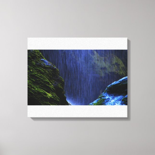 tonto natural bridge waterfall canvas print (Front)