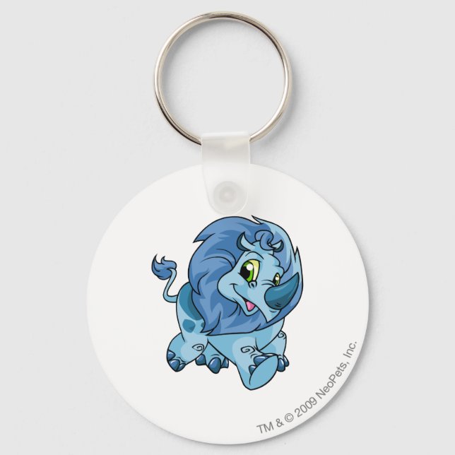 Tonu Blue Key Ring (Front)
