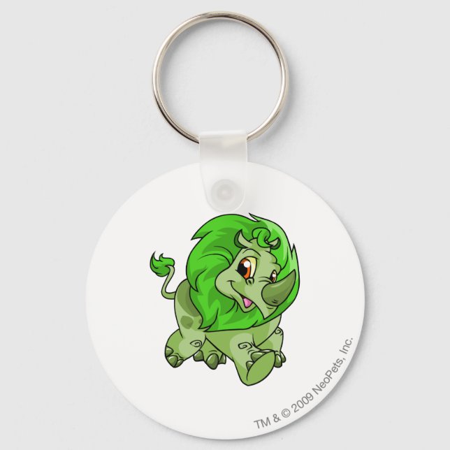 Tonu Green Key Ring (Front)