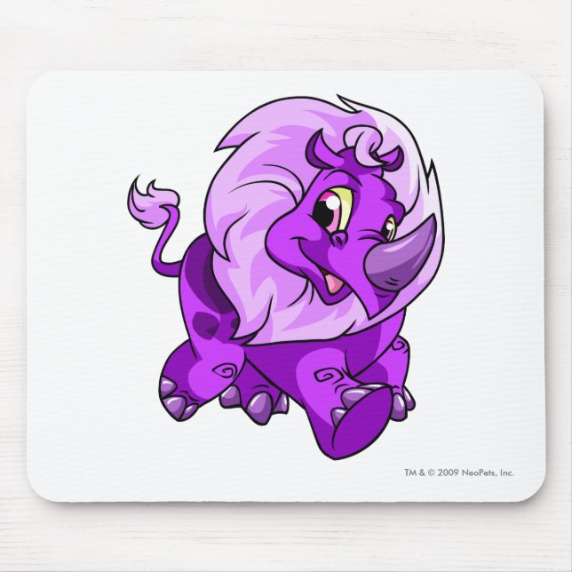 Tonu Purple Mouse Pad (Front)