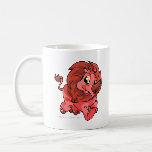 Tonu Red Coffee Mug (Left)
