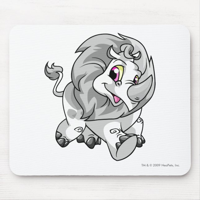 Tonu White Mouse Pad (Front)