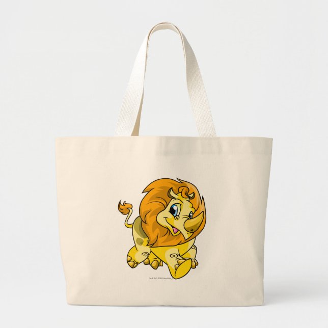 Tonu Yellow Large Tote Bag (Front)