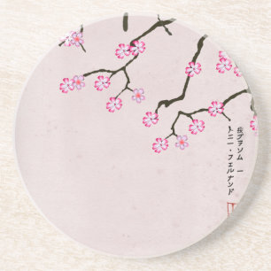 tony fernandes's antique blossom 8 coaster