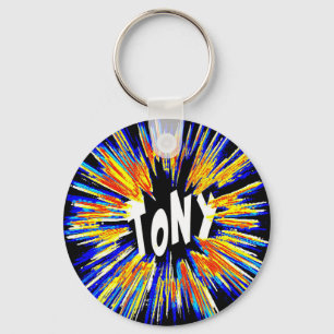 Tony Name BAM Key Ring