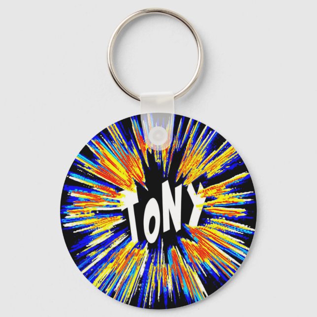 Tony Name BAM Key Ring (Front)