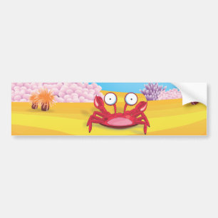 Tony the Crab Bumper Sticker