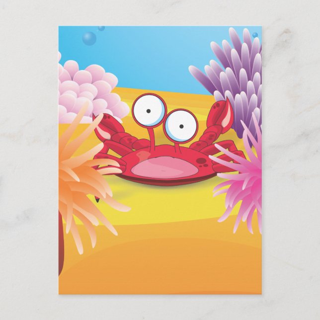 Tony the Crab Postcard (Front)