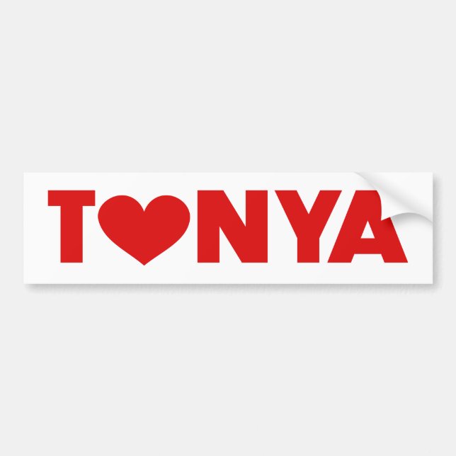 Tonya Love Bumper Sticker (Front)