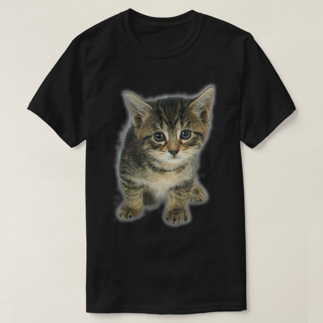 Tonys Cool s Tabby Kitten  T-Shirt (Design Front)