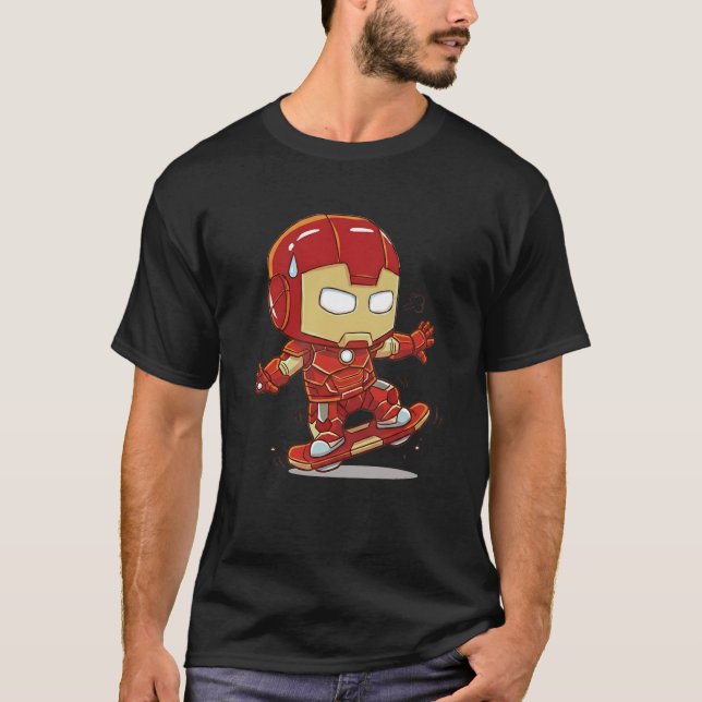 Tony's First Skateboard Lesson T-Shirt (Front)