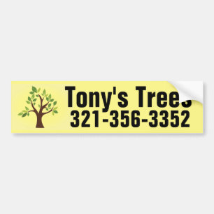 Tony's Trees Bumper Sticker
