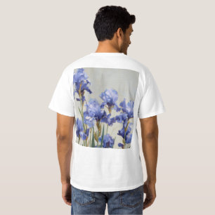 Too Classy for Drama Rooster Among Iris Flowers El T-Shirt
