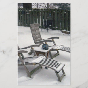 Too Cold for the Beach Stationery