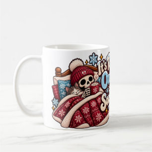 Too Cold Outside for Socialising Funny Winter Mug