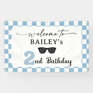 Too Cool 2nd Birthday Welcome Banner
