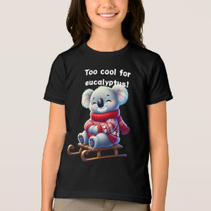 Too Cool for Eucalyptus   Funny Koala Kids T-Shirt Tri-Blend Shirt