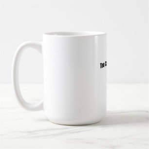 Too Cool for Real Life – Cartoon Boy with Planets  Coffee Mug