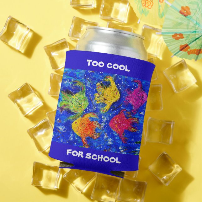 Too Cool for School Can Koozie (In Situ Summer)