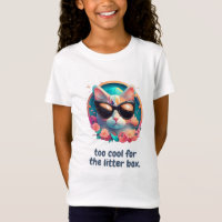Too Cool for the Litter Box Cat Design
