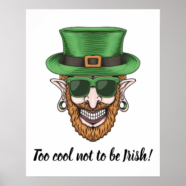 Too Cool Irish Dude Poster (Front)