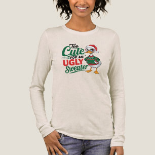 Too Cute for an Ugly Sweater Holiday Duck