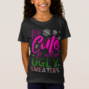 TOO CUTE Funny Christmas UGLY Sweaters