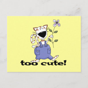 Too Cute Kitty Cat Tshirts and Gifts Postcard