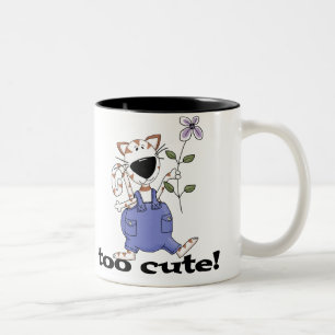 Too Cute Kitty Cat Two-Tone Coffee Mug