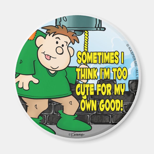 Too Cute Magnet (Front)