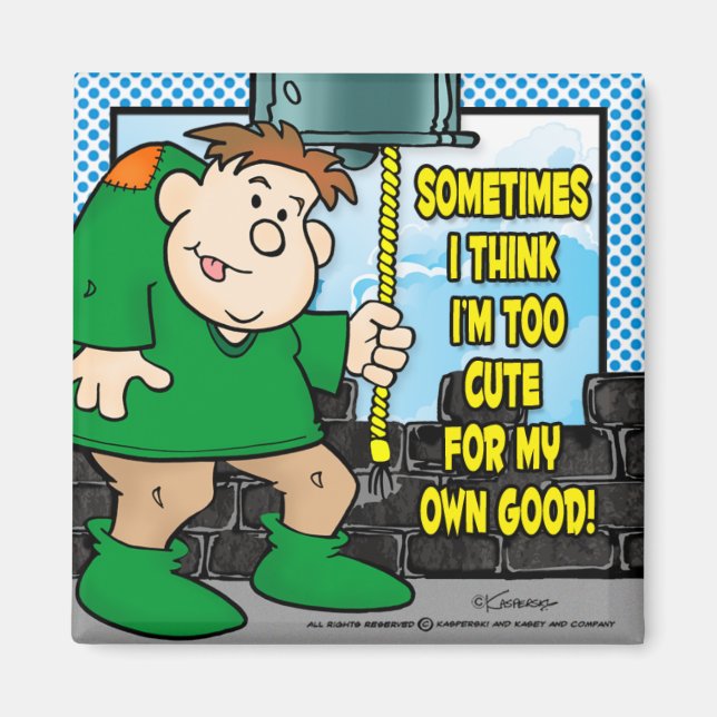 Too Cute Magnet (Front)