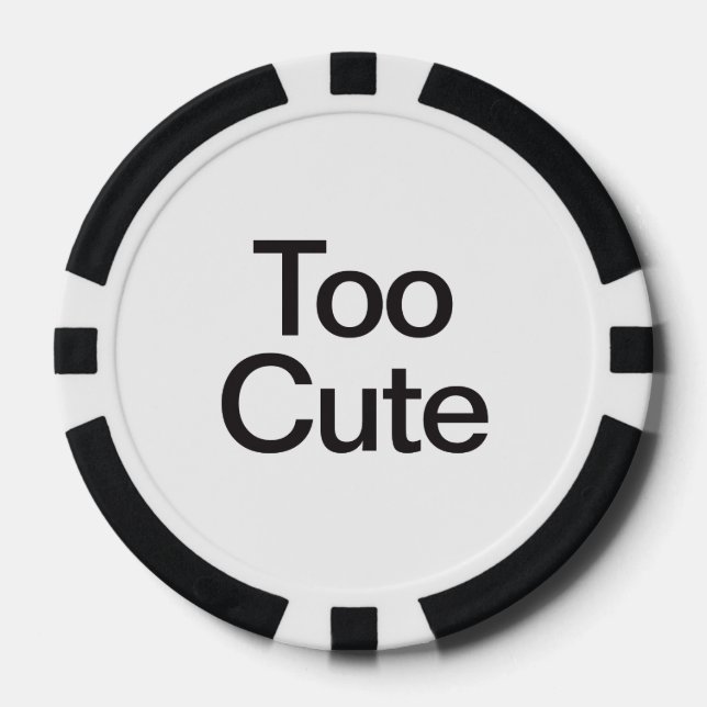 too cute poker chips (Front)
