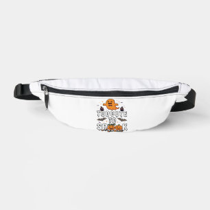 Too Cute Spook Halloween Orange Ghost Pumpkins Bat Bum Bags