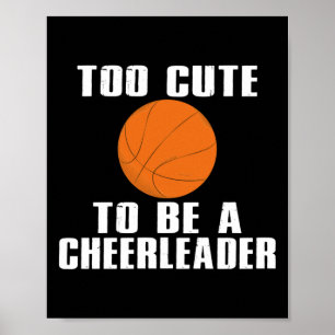 Too Cute To Be A Cheerleader Scoop Poster