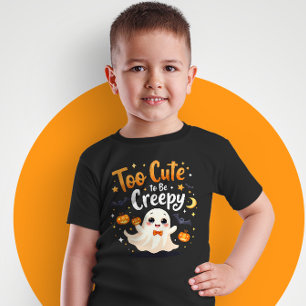 Too Cute to Be Creepy Ghost Halloween T-Shirt