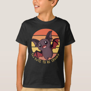 Too Cute to be Spooky Funny Bat T-Shirt