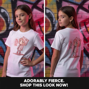 Too Cute To Care" Adorable Kids T-Shirt