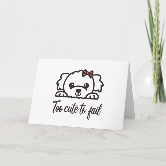 Too cute to fail(4) card (Front)