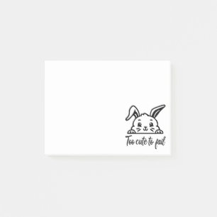 Too cute to fail post-it notes