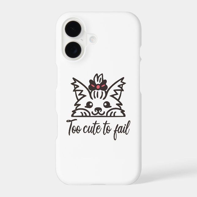 Too cute to fail samsung galaxy case (Back)