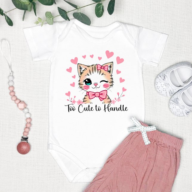"Too Cute to Handle" Adorable Baby Bodysuit (Creator Uploaded)