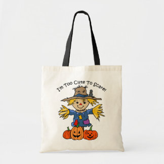 Too Cute To Scare Trick or Treat Bag