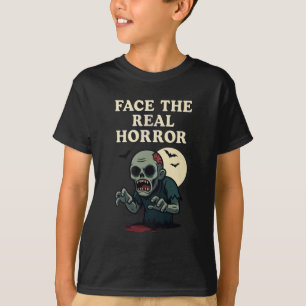 Too Cute To Spook – Adorable Ghost Kids Halloween T-Shirt