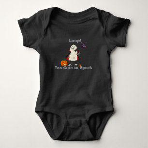 Too Cute to Spook Baby Vampire Halloween Bodysuit